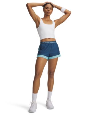 Women's Tech Play Up Color-Block Training Shorts