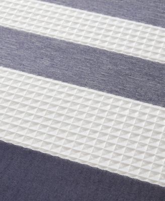 Ariana Ombre Waffle Shower Curtain, 72" x 72"