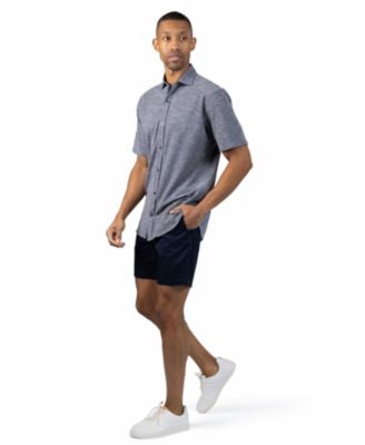 Men's Slub Pique Short Sleeve Shirt