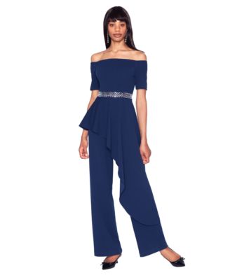 Women's Embellished-Waist Jumpsuit