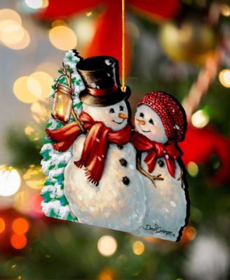 by Dona Gelsinger Snow Much in Love Ornament, Set of 2