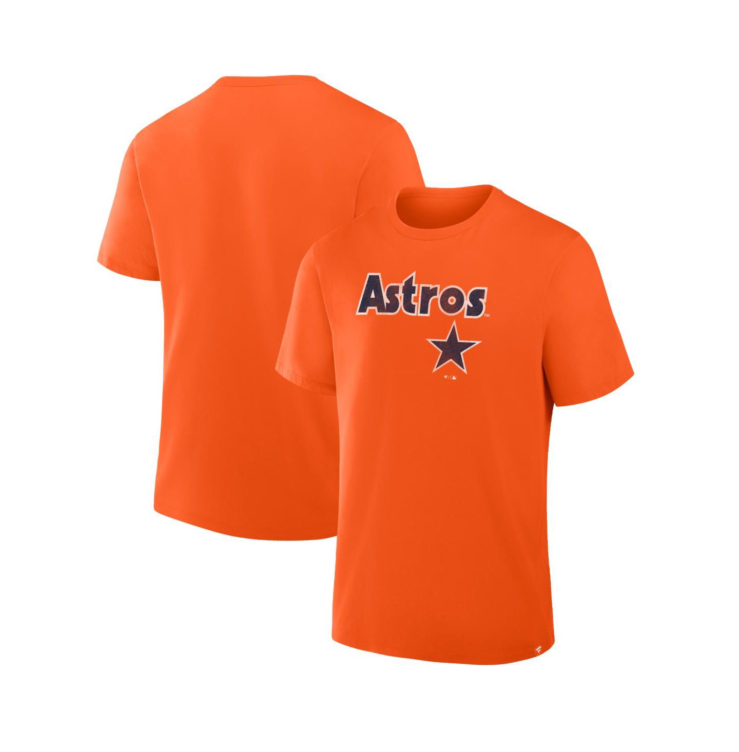 Мужская футболка Fanatics Orange Houston Astros Alternate Logo Legacy — фото 1