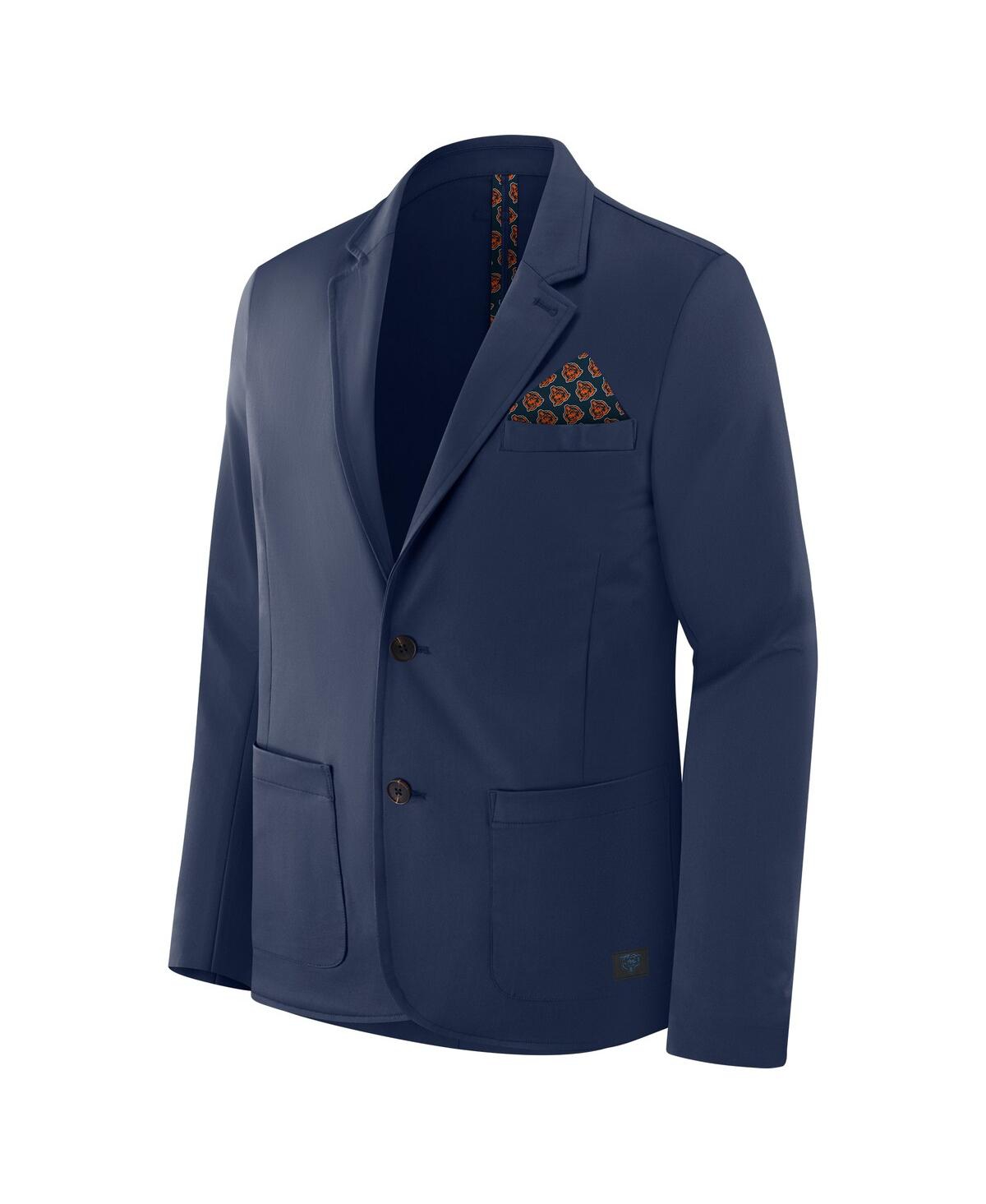 J. Palmer Men's Navy Chicago Bears Man-In-Motion Blazer