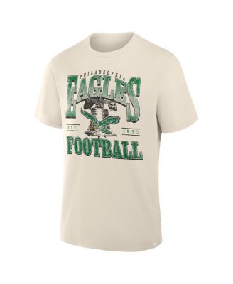 Men's Cream Philadelphia Eagles Team Archives T-Shirt