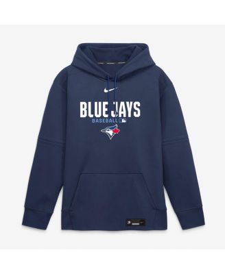 Men's Navy Toronto Blue Jays Authentic Collection Therma-FIT Hoodie