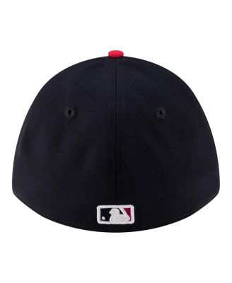 Men's Black Washington Nationals Player Replica 39THIRTY M-Crown Flex Hat