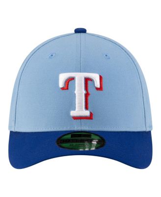 Men's Light Blue Texas Rangers Player Replica 39THIRTY M-Crown Flex Hat