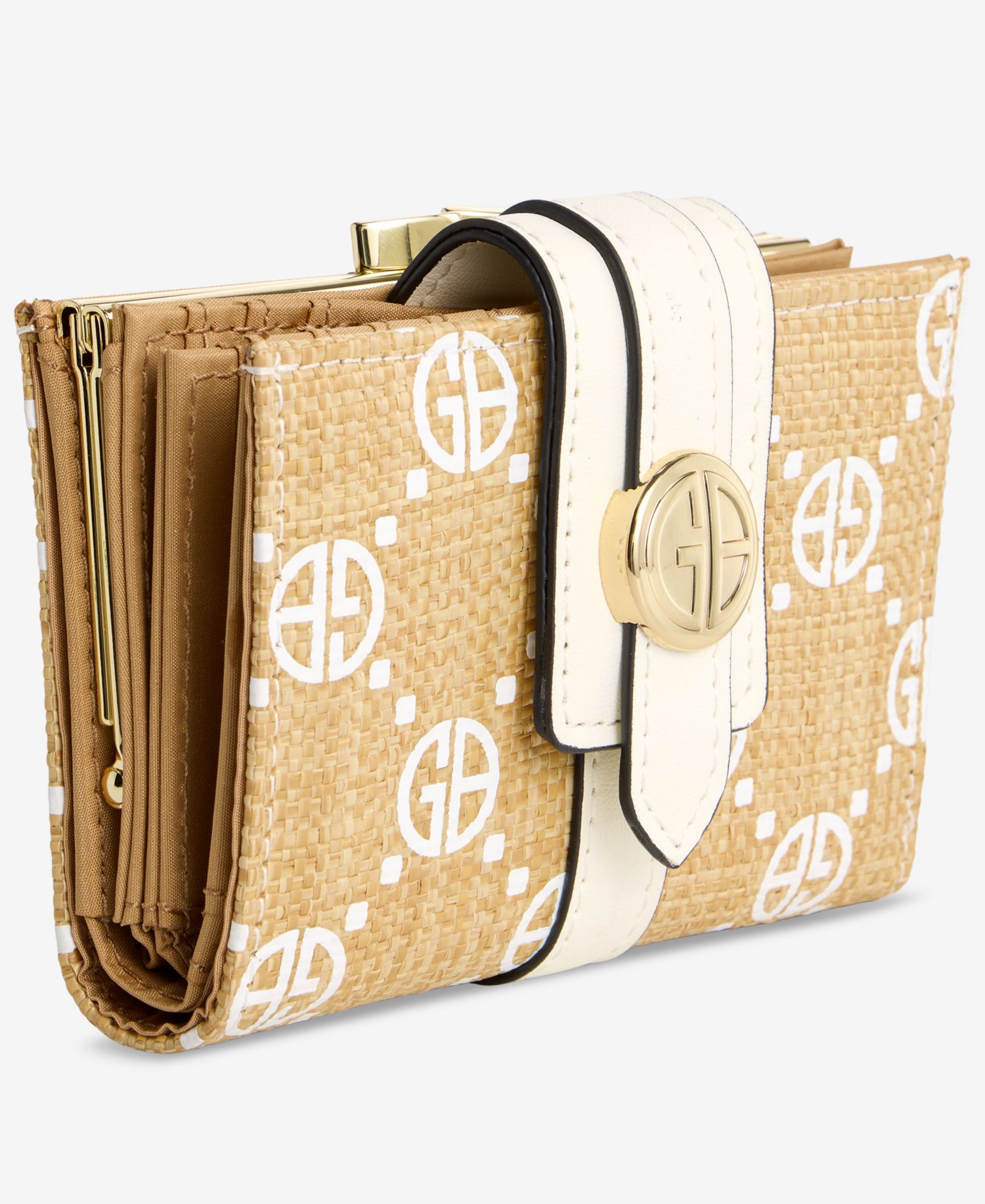 Monogram Straw Frame Indexer