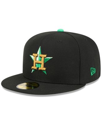 Men's Black Houston Astros 2026 St. Patrick's Day 59FIFTY Fitted Hat