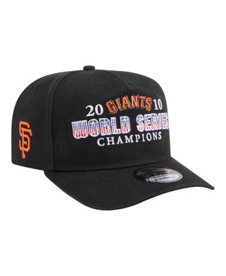 Men's Black San Francisco Giants 2010 World Series Champions Historic 9FIFTY A-Frame Snapback Hat