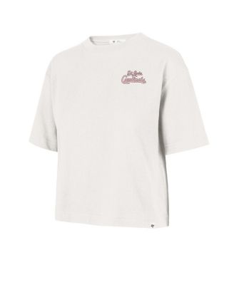 Women's Cream St. Louis Cardinals Love Letter Reed City T-Shirt