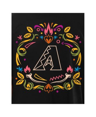 Men's Black Arizona Diamondbacks Día de los Muertos T-Shirt