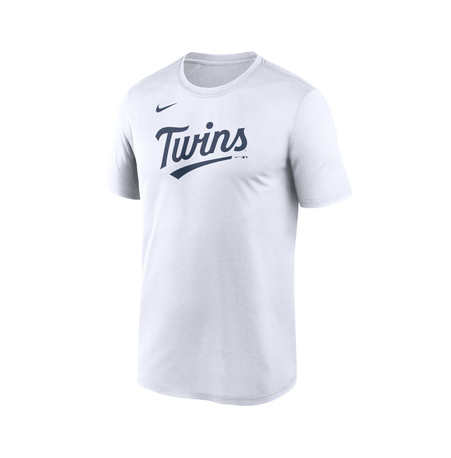 Мужская футболка Nike White Minnesota Twins New Legend Wordmark Dri-FIT — фото 2