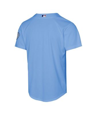 Big Boys and Girls Light Blue Chicago Cubs Alternate 2 Stadium Jersey