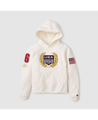 Men's White USA 250 Limited Edition Heavyweight Fleece Hoodie