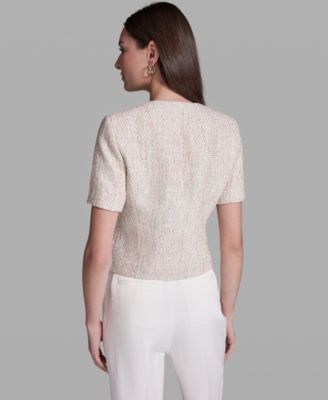 Women's Short-Sleeve Crewneck Jacket