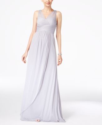 Adrianna Papell Ruched Embellished Gown - Macy's