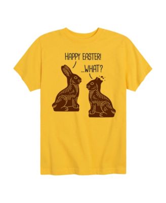 Hybrid Big Boys Happy Easter What Graphic T-Shirt - Yellow 22$