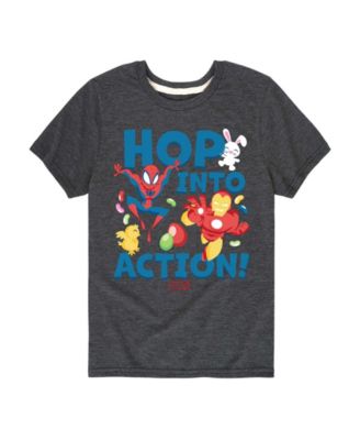 Boys' Toddler 2T-5T Marvel Hop Into Action Short-Sleeve Graphic T-Shirt