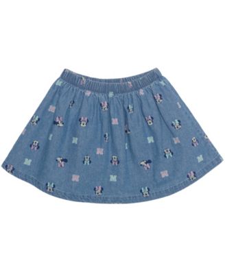 Girls' 2T-6X Minnie Mouse Stripe T-Shirt and Skirt, 2-Piece Set