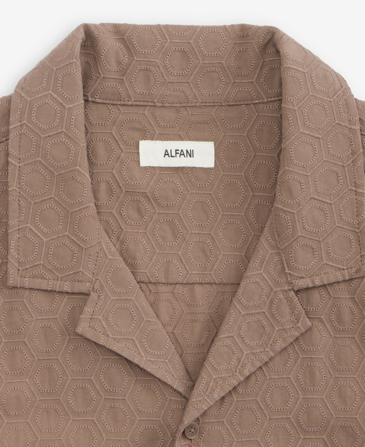 Alfani Men's Short-Sleeve Eyelet Sweater Shirt, Macy's Exclusive