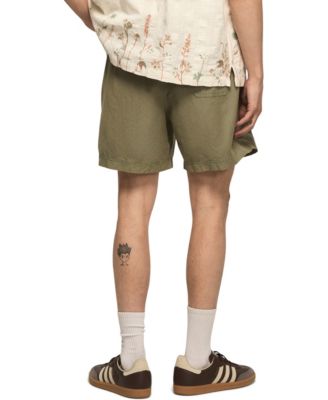 Men's 7" Pull-On Linen Shorts