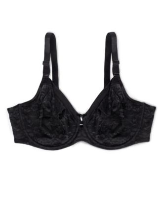 Women's No Show Lace Unlined Underwire Bra