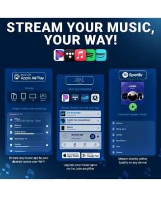 Juke+ 12ch Amplifier with Built-in Music Streaming (2026)