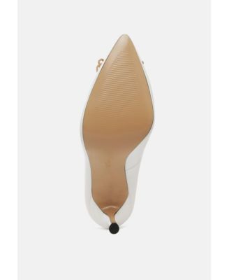 Women Cirrus Diamante Embellished Brooch Pumps