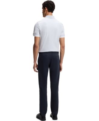 Men's Stretch-Cotton Satin Slim-Fit Chinos