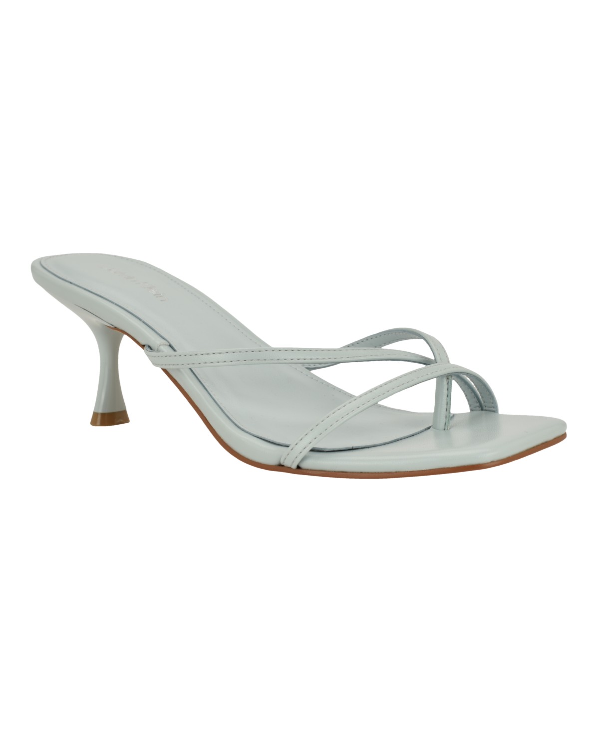 Женские Calvin Klein Women's Axella Strappy Kitten Heel Dress Sandals — фото 1