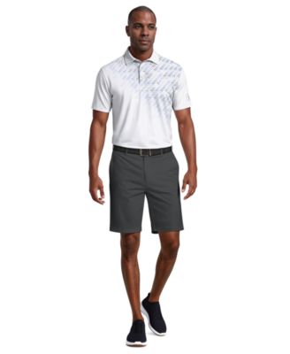 Men's Asymmetrical Print Golf Polo Shirt