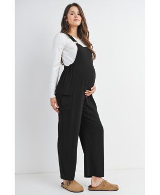 Maternity Straight Leg Adjustable Overalls