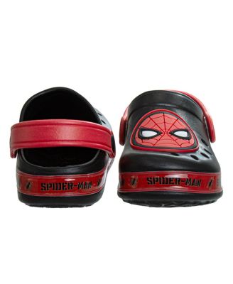 Toddler Marvel Spiderman Shoes, EVA Clogs, Water Shoes Pool Shoes Red and Blue Slip-On (Toddler 5-10 11-12 &pull on