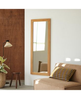 Tona full-length mirror in teak