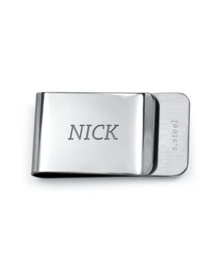 Men's Large Two Tone Compass Masonic Freemason Money Clip Stainless Steel