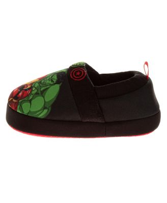 Toddler Marvel Avengers Dual Slippers Cozy Warm Soft Plush Indoor Wear Superhero Design Slip On