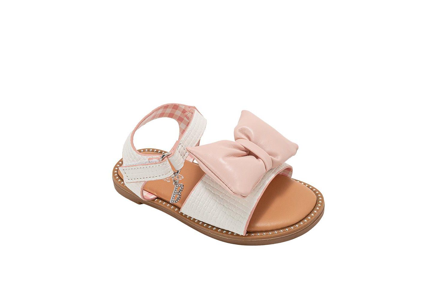 Сандалии Bebe Sandals Cute Fashion Flat Sandals and Summer Shoes with Ankle Strap для девочек, цвет: Белый, вариант 1 — фото 1