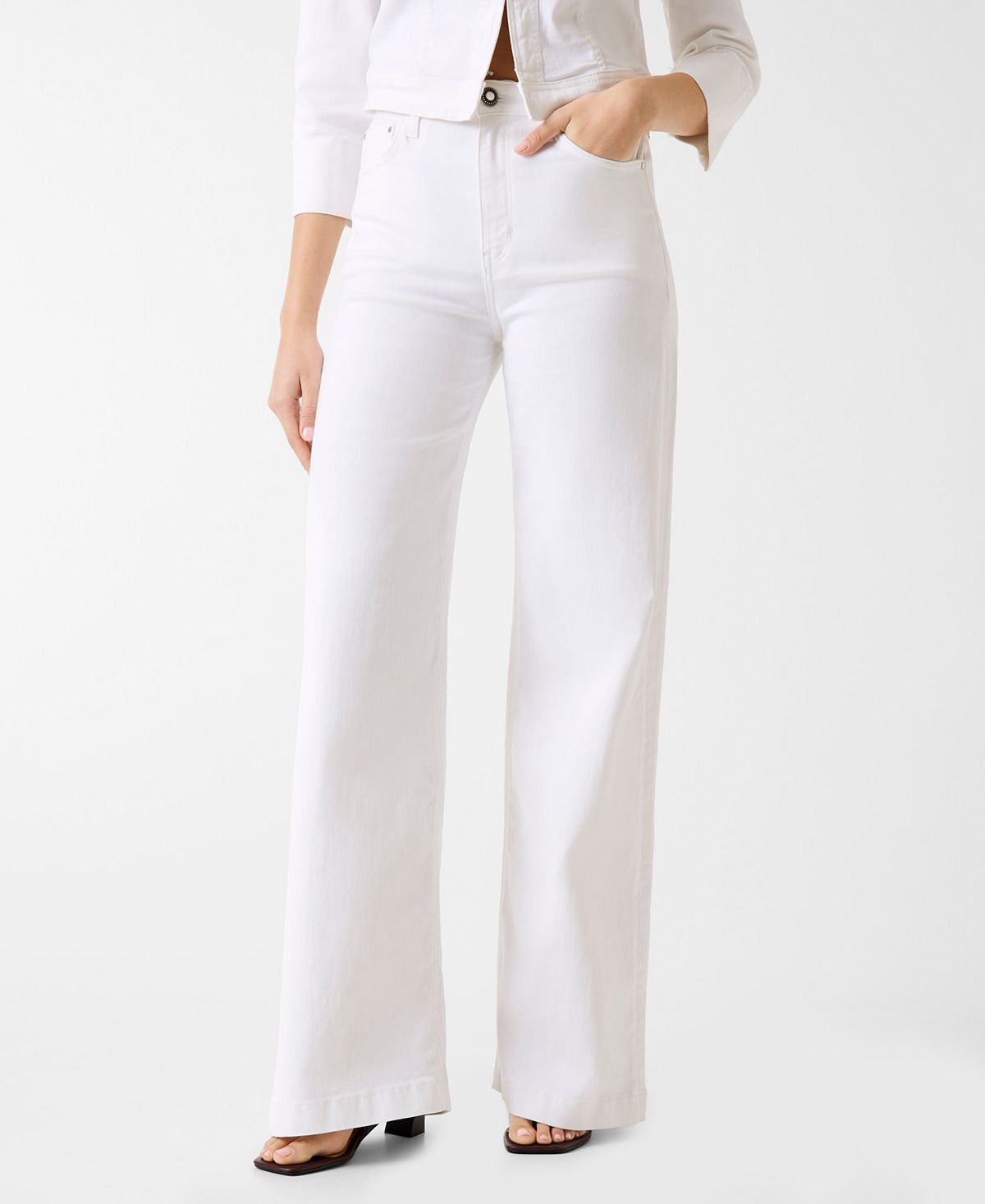GUESS Women's Bellagio Wide-Leg Jeans view 1 — MAYCSS fashion products