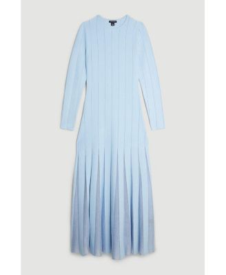 Women's Filament Full Skirt Knit Midi Dress