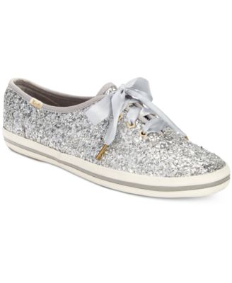 kate spade silver sneakers