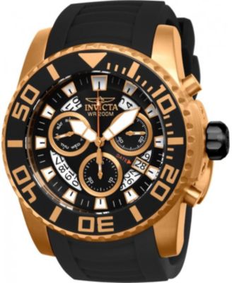 Men's 14675 Pro Diver Quartz Chronograph, White Dial Watch