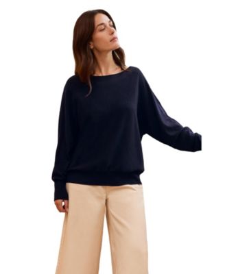 Women's Fine Knit Merino Relaxed Sweater