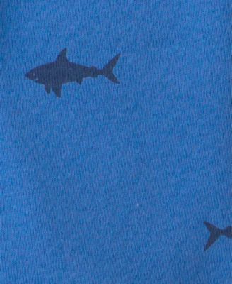 Baby Boys' Short-Sleeve T-Shirt and Shorts Sleep & Play, 4-Piece Set