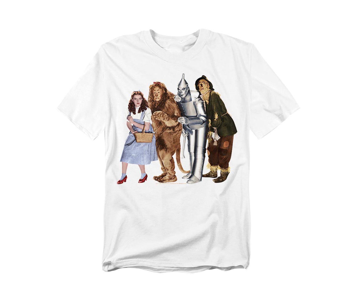 Мужская футболка Wizard Of Oz Frightened Foursome, цвет: Белый — фото 1