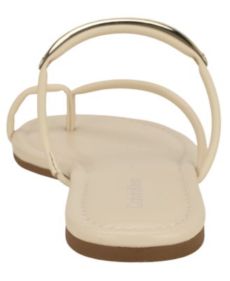 Women's Bienna Strappy Ornamented Flat Slip-On Sandals