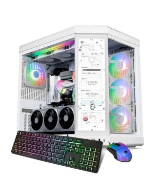 Y70TIWI9N57T01 Liquid Cooled Gaming Desktop Computer, Intel Core Ultra 9 285 2.5GHz, 32GB RAM, 2TB SSD, NVIDIA GeForce RTX 5070 Ti 16GB,