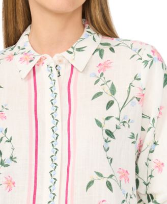 Women's Collared Button-Up Shirt