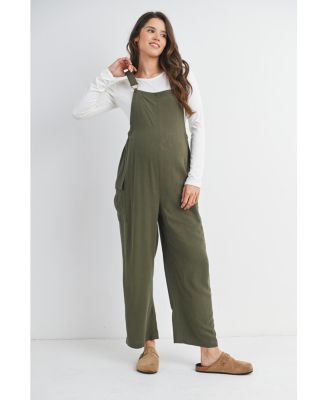 Maternity Straight Leg Adjustable Overalls