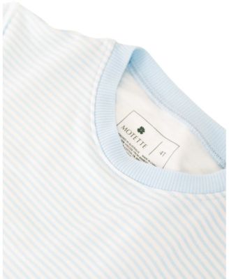 Toddler Boys Seaside Stripe Lounger Bamboo Sweatsuit